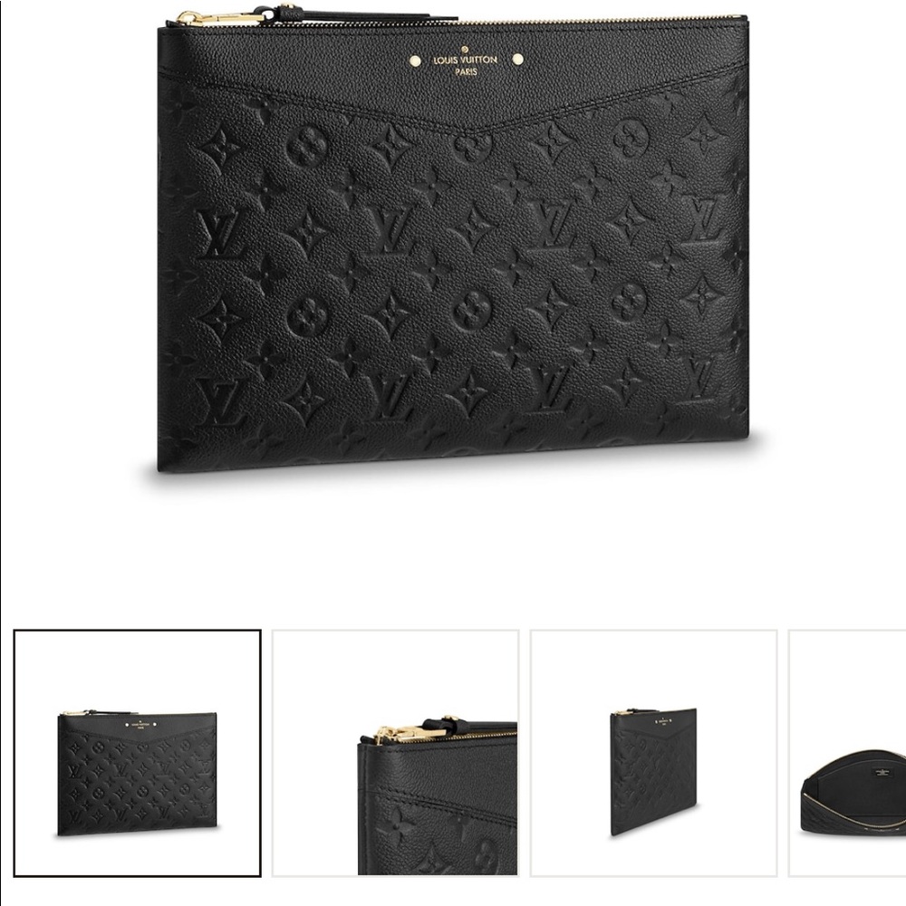 Black Louis Vuitton Daily Pouch